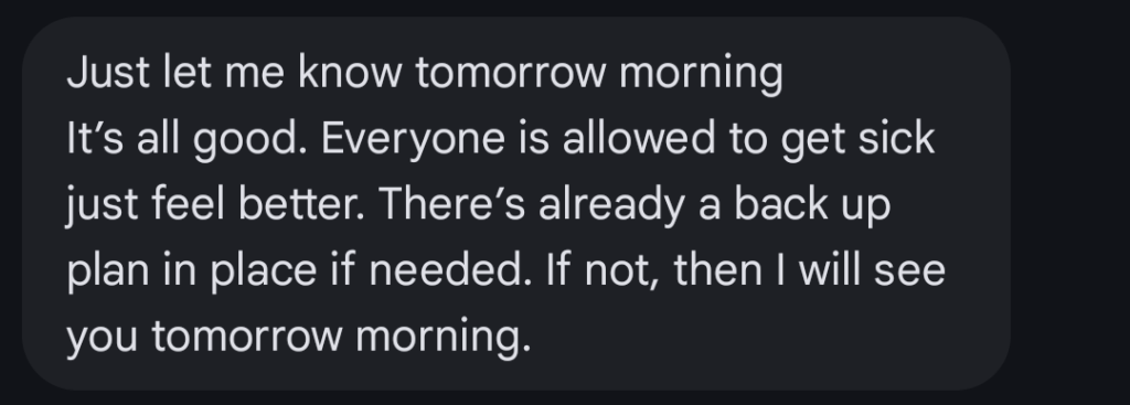 Never experienced this before...