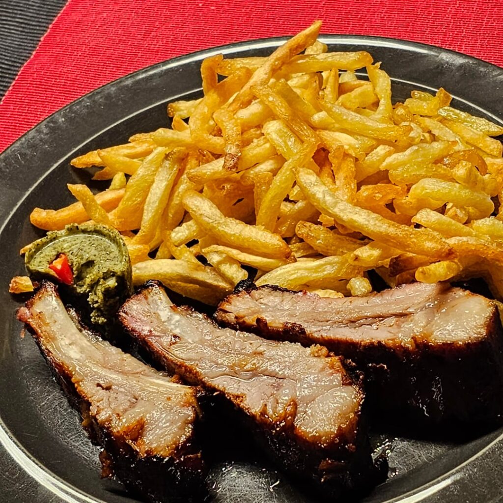 Spare Ribs with Air-Fried Fries