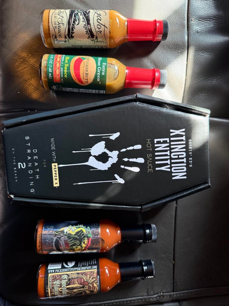 Puckerbutt haul, inc. Death Stranding 2 sauce