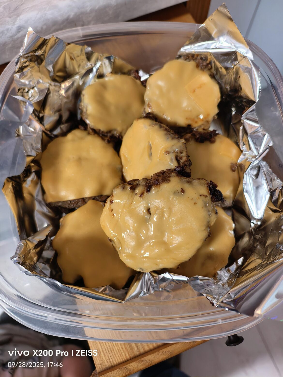 2 pounds of hand formed burgers for my work week lunches 😎