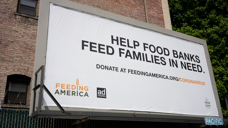 Feeding America sign