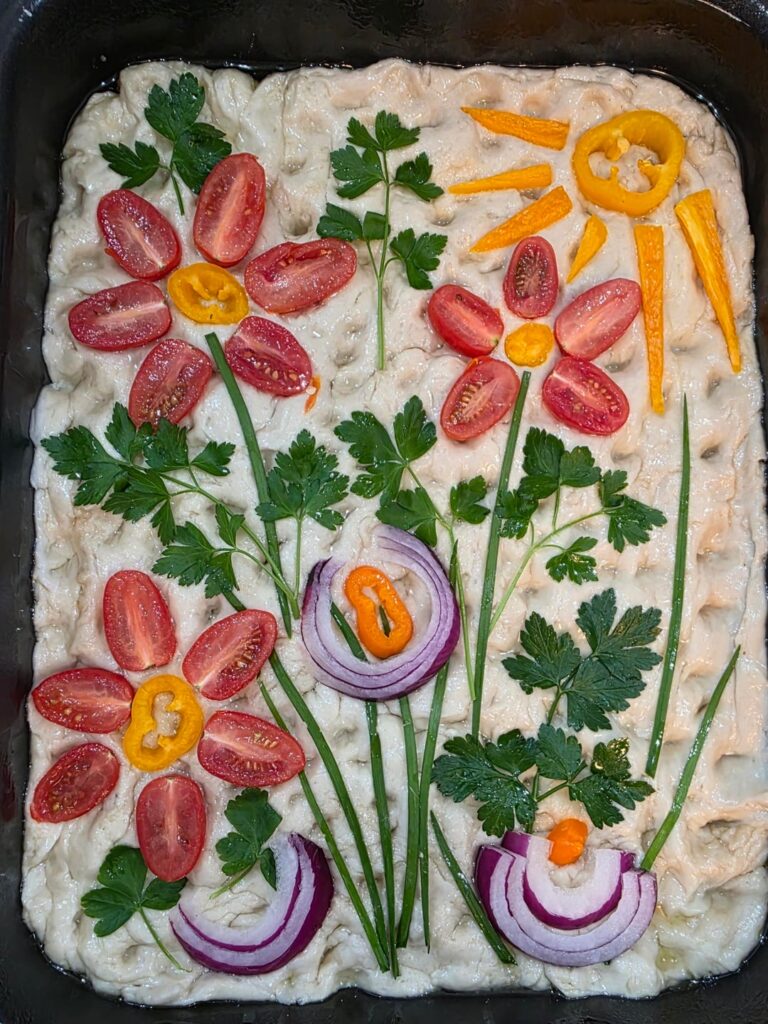 Focaccia ft my cat who is also named Focaccia