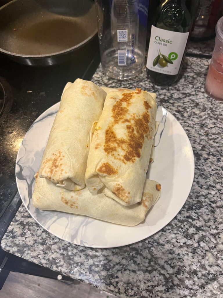 Southwestern Style Breakfast Burritos