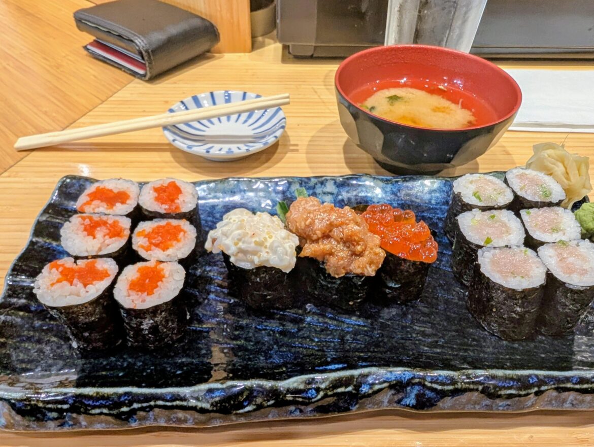 Quick sushi lunch