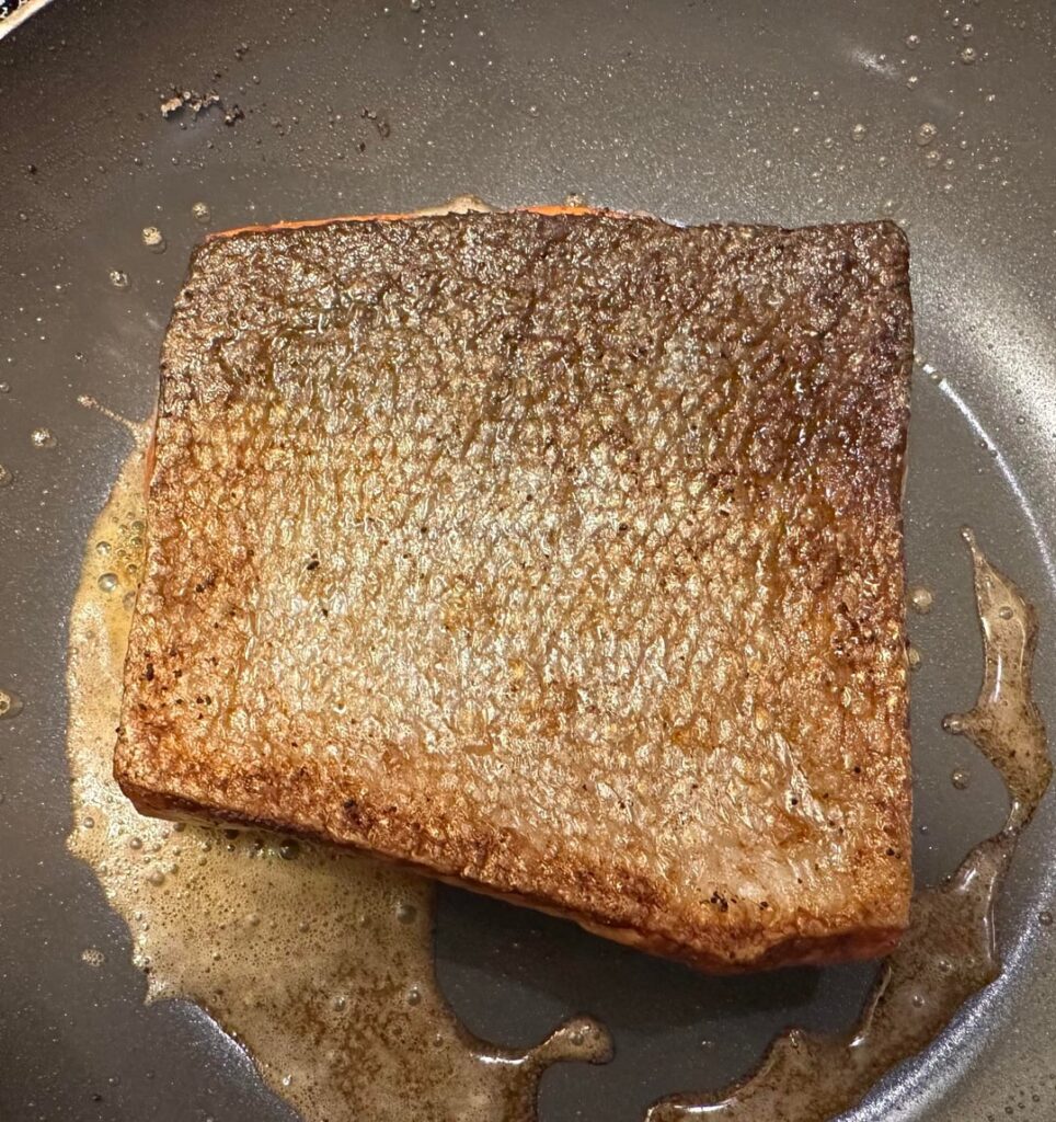 Sockeye Salmon w/ butter, Lemon and Tony’s Seasoning