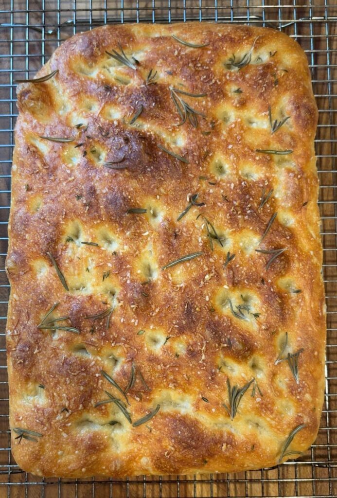 First time making focaccia