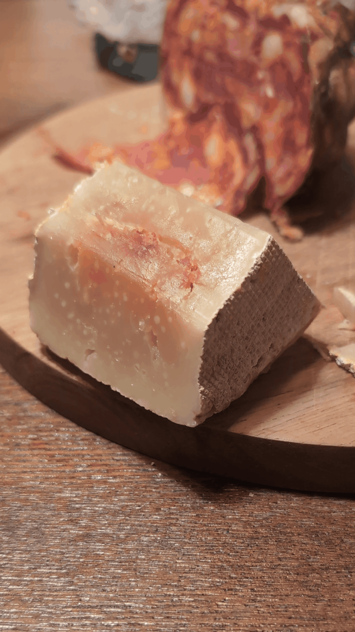 What kind of cheese and why is it Red in the middle?