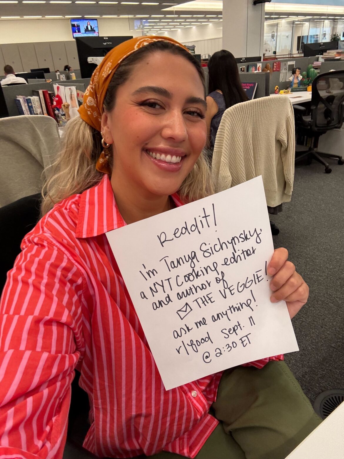 [AMA] I’m Tanya Sichynsky, and I write NYT Cooking's Veggie newsletter, where I gather vegetarian recipes for weeknight cooking, packed lunches and dinner parties. Ask me anything!