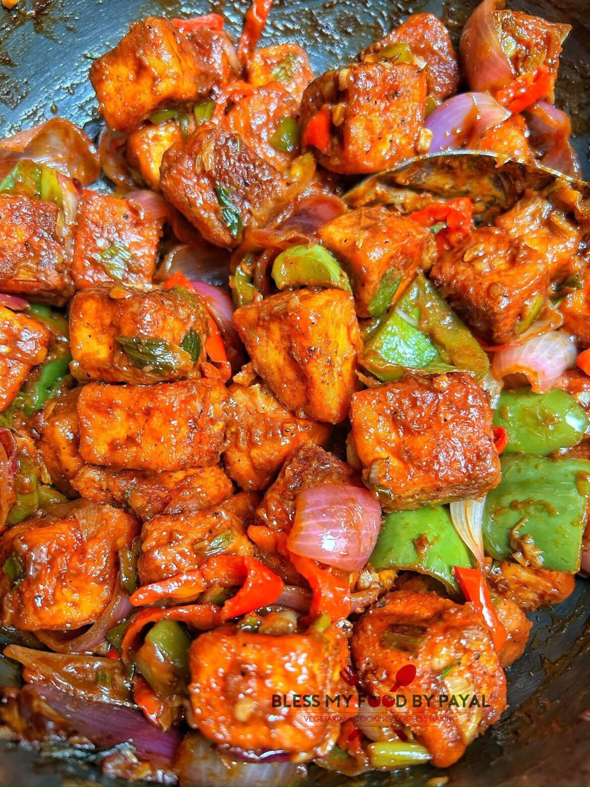Paneer Chilli in Air Fryer