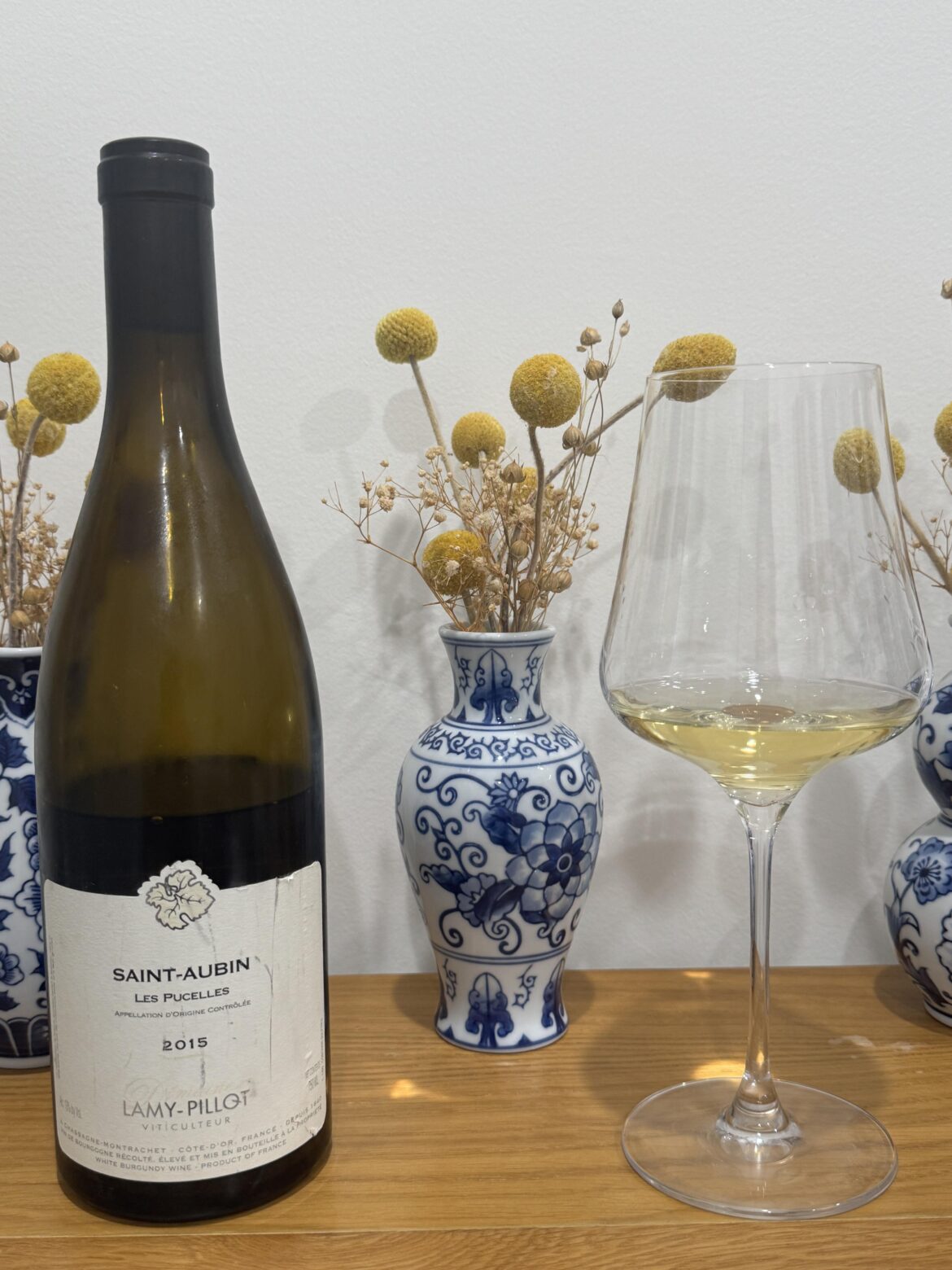 Lamy Pillot Saint Aubin - Les Pucelles 2015 - Patience is a Virtue