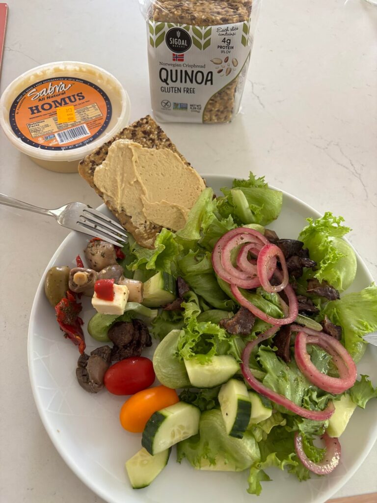 Lunch throw together plate