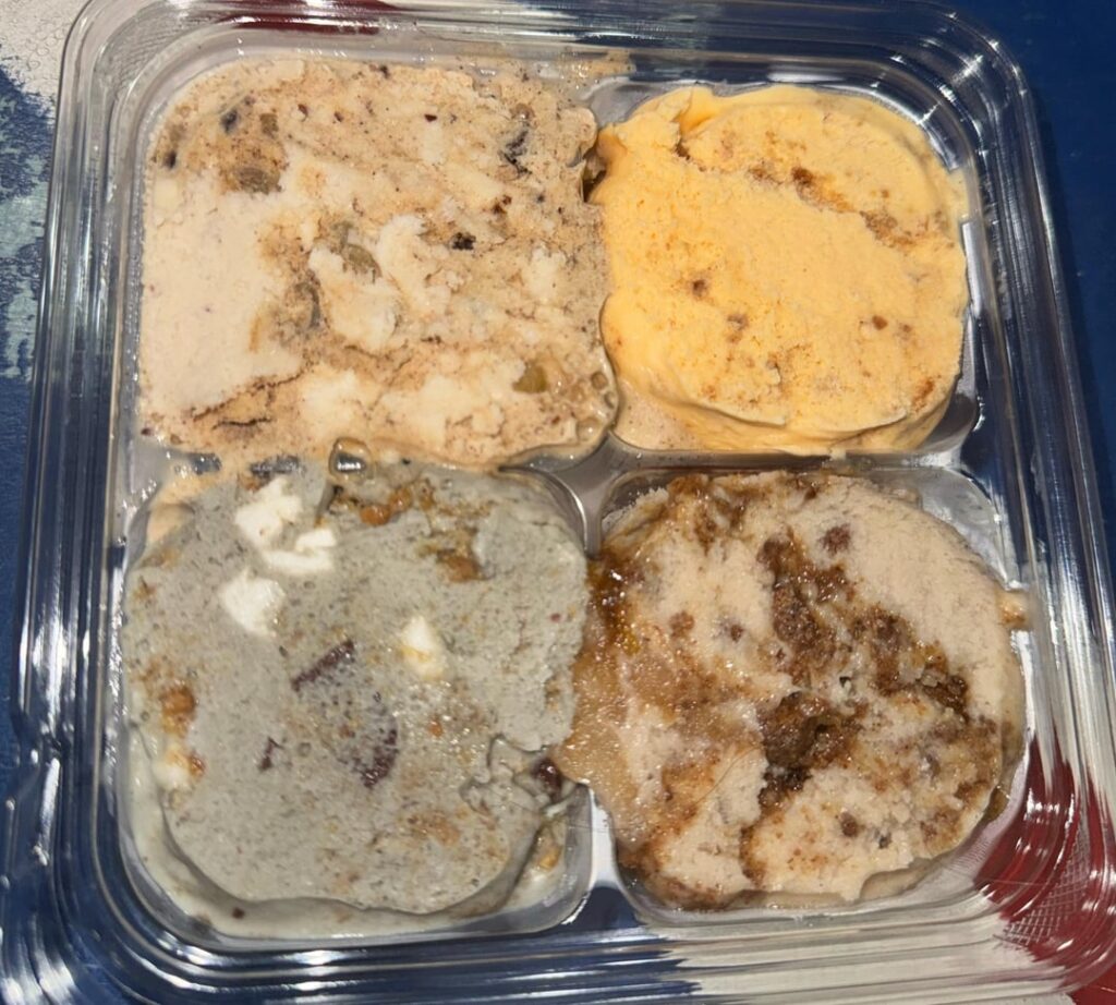 Flight of (mostly) seasonal flavors from Sorry Not Sorry Creamery [Las Vegas NV]