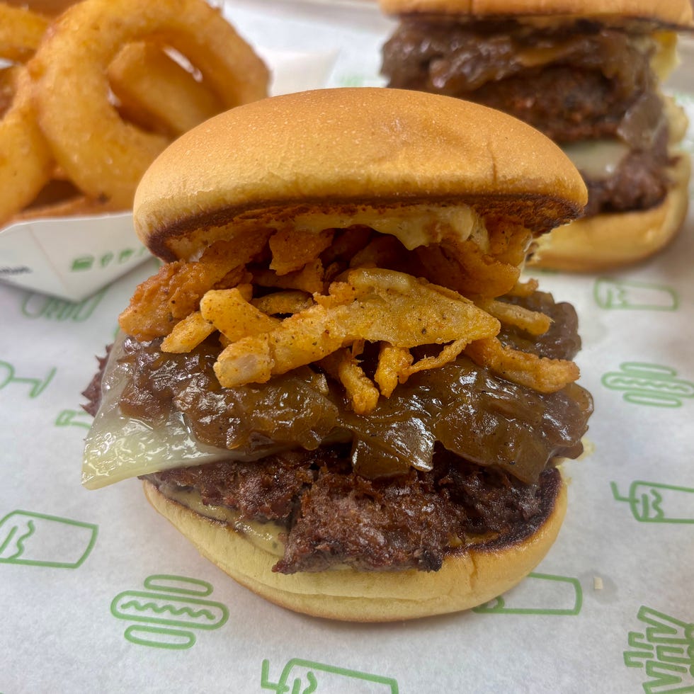 shake shack french onion burger