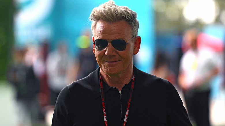 Photo of Gordon Ramsay wearing sunglasses