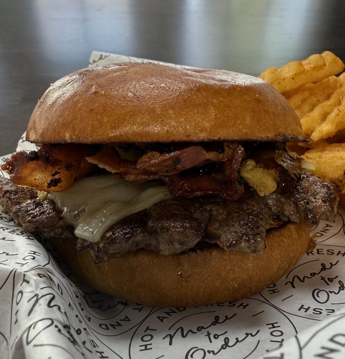 Happy National Cheeseburger Day!!! PB&J Bacon Cheeseburger