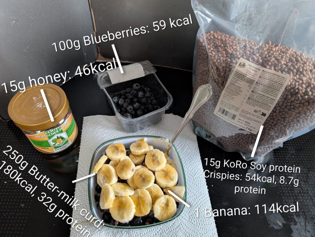 My last day of cutting before I go back to maintenance. Vegetarian, 1250kcal, 140g protein