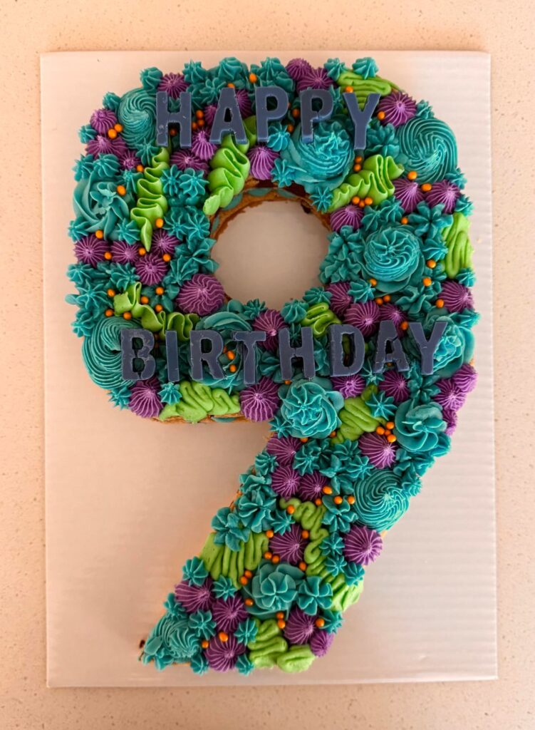 A celebration cookie cake!