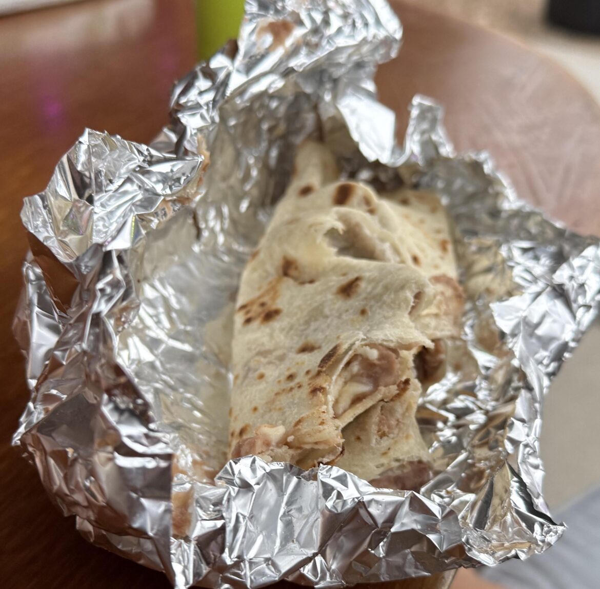 Cabo Bob's is just white mom casserole in wrap form, and you can't convince me otherwise.  The only good burritos in town is Mercado Sin Nombre or Burritos Frontera in San Antonio.