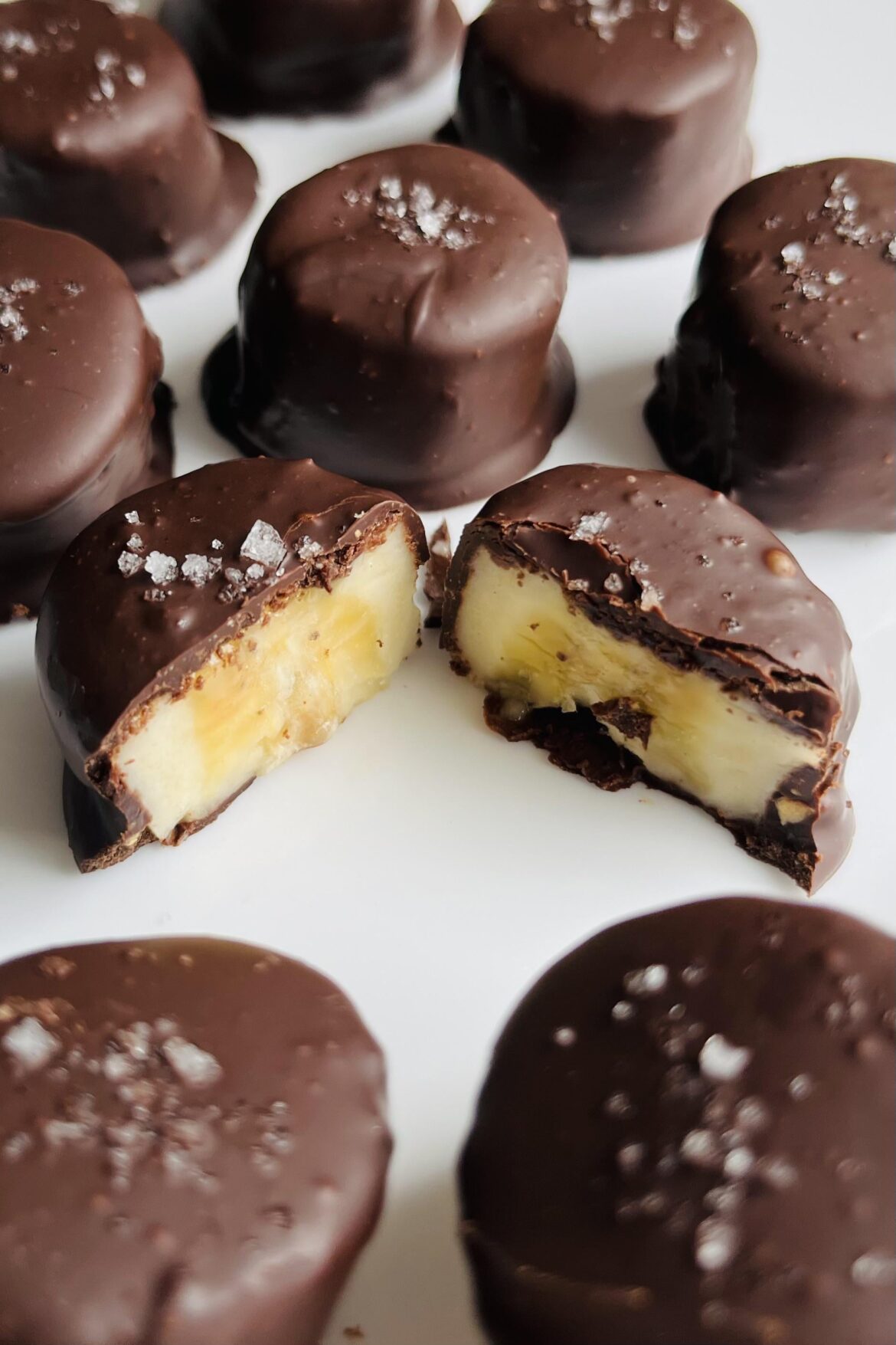 Easy banana peanut butter chocolate bites
