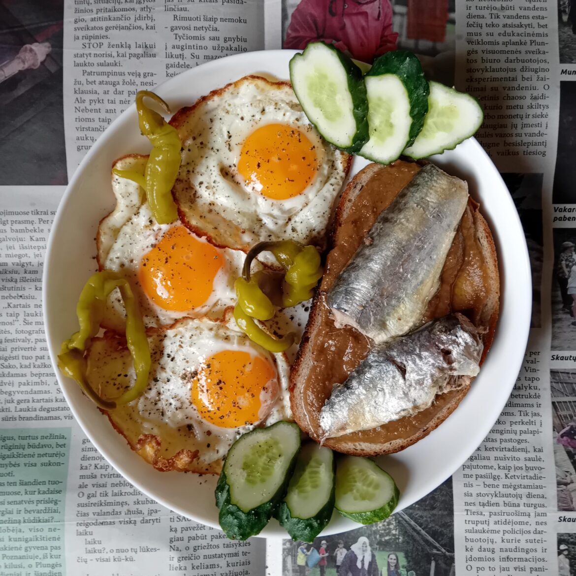 Breakfast for lunch 🍳🐟