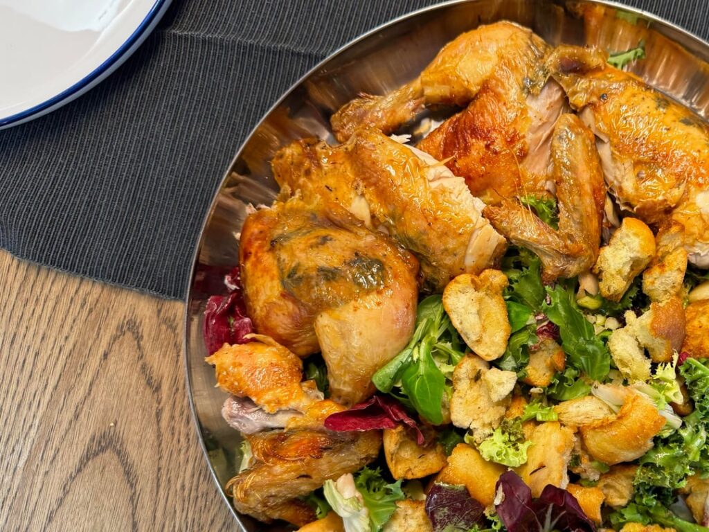 zuni’s roast chicken and bread salad
