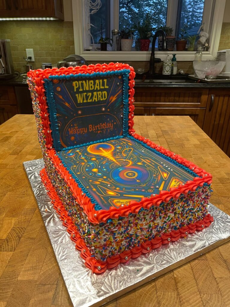 Pinball cake!