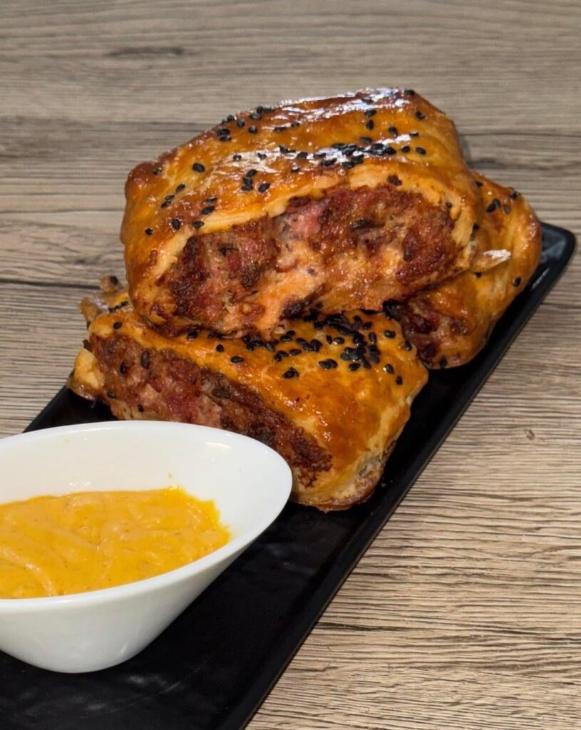 pork sausage rolls for today’s breakfast