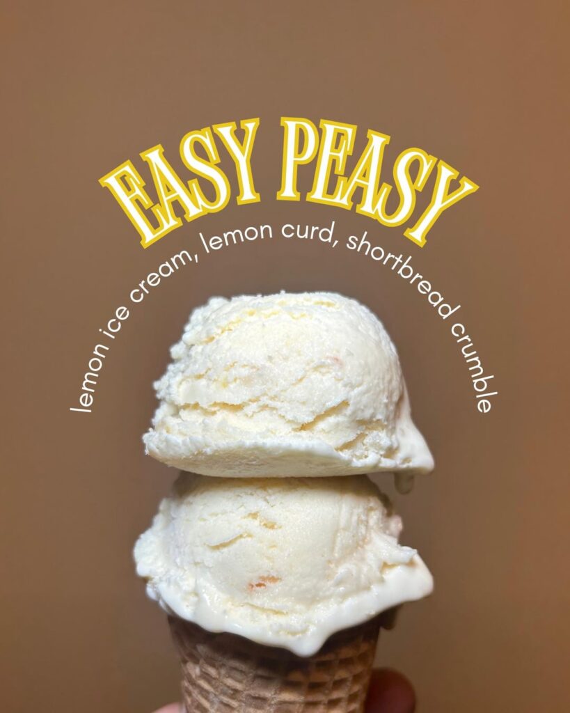 in scoop, pint, and sandwich form