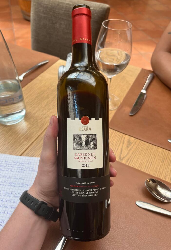 Ksara’s Cabernet Sauvignon 2015 (Bekaa Valley, Lebanon) Ksara’s Cabernet Sauvignon 2015 (Bekaa Valley, Lebanon)