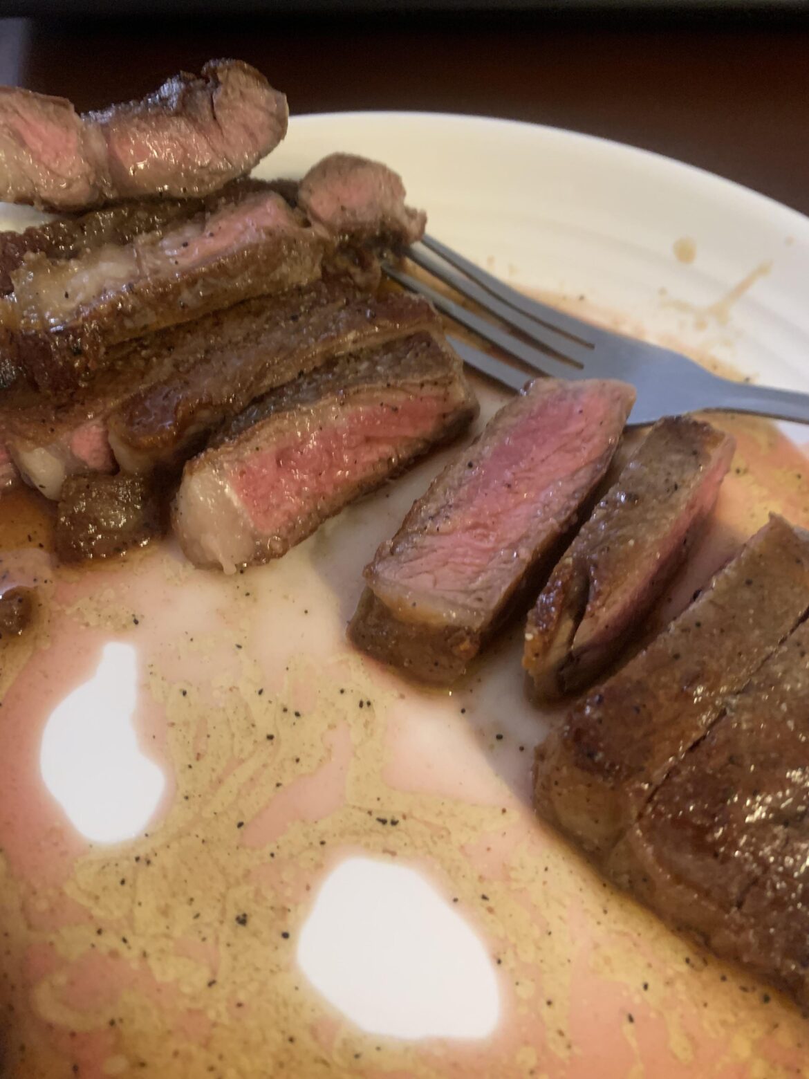 POV you’re far too drunk, hungry  and impatient to let your steak rest