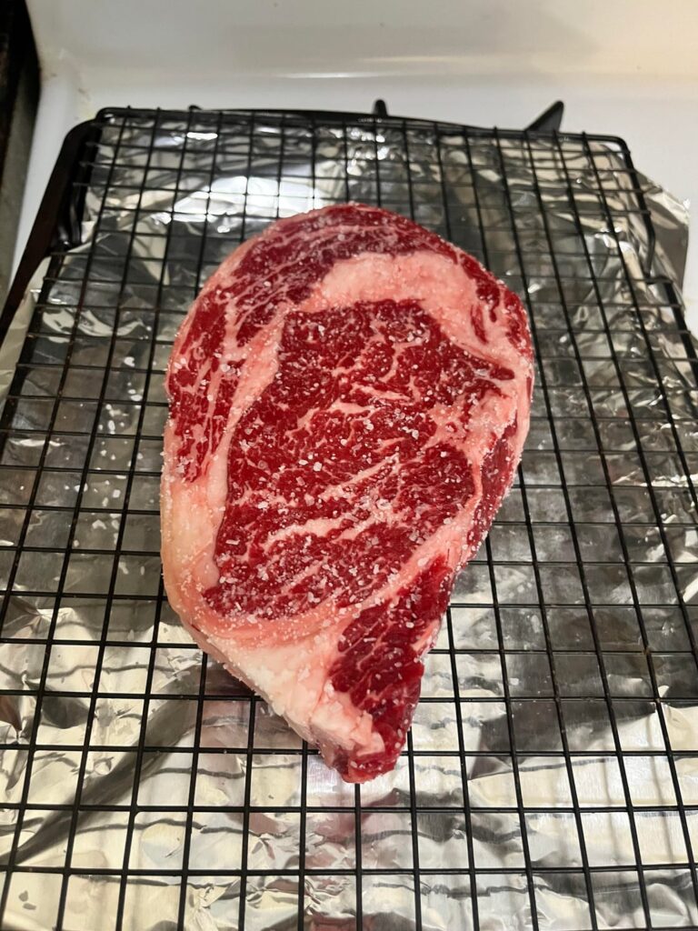 Smoked a prime ribeye. 10/10 would do again