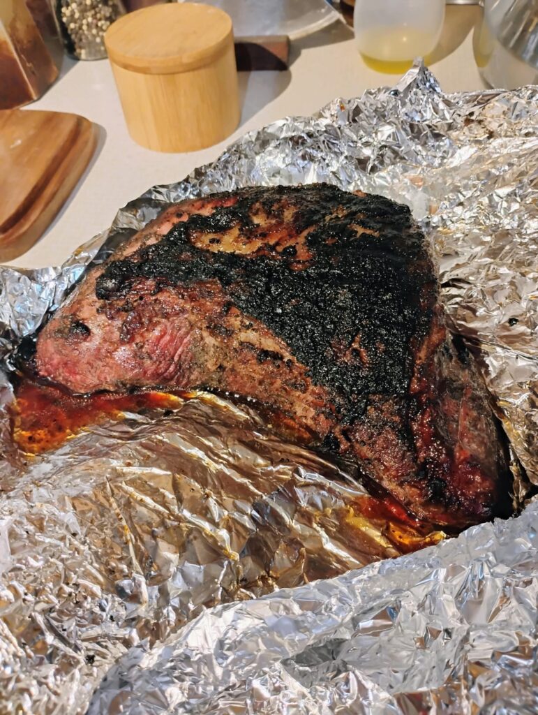 Last night’s tri tip on the big Joe 2 Last night's tri tip on the big Joe 2