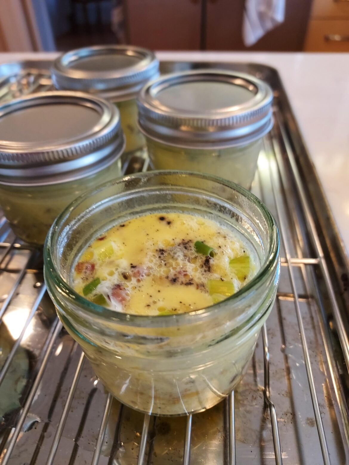 My first attempt at SV egg bites. Came out perfect!