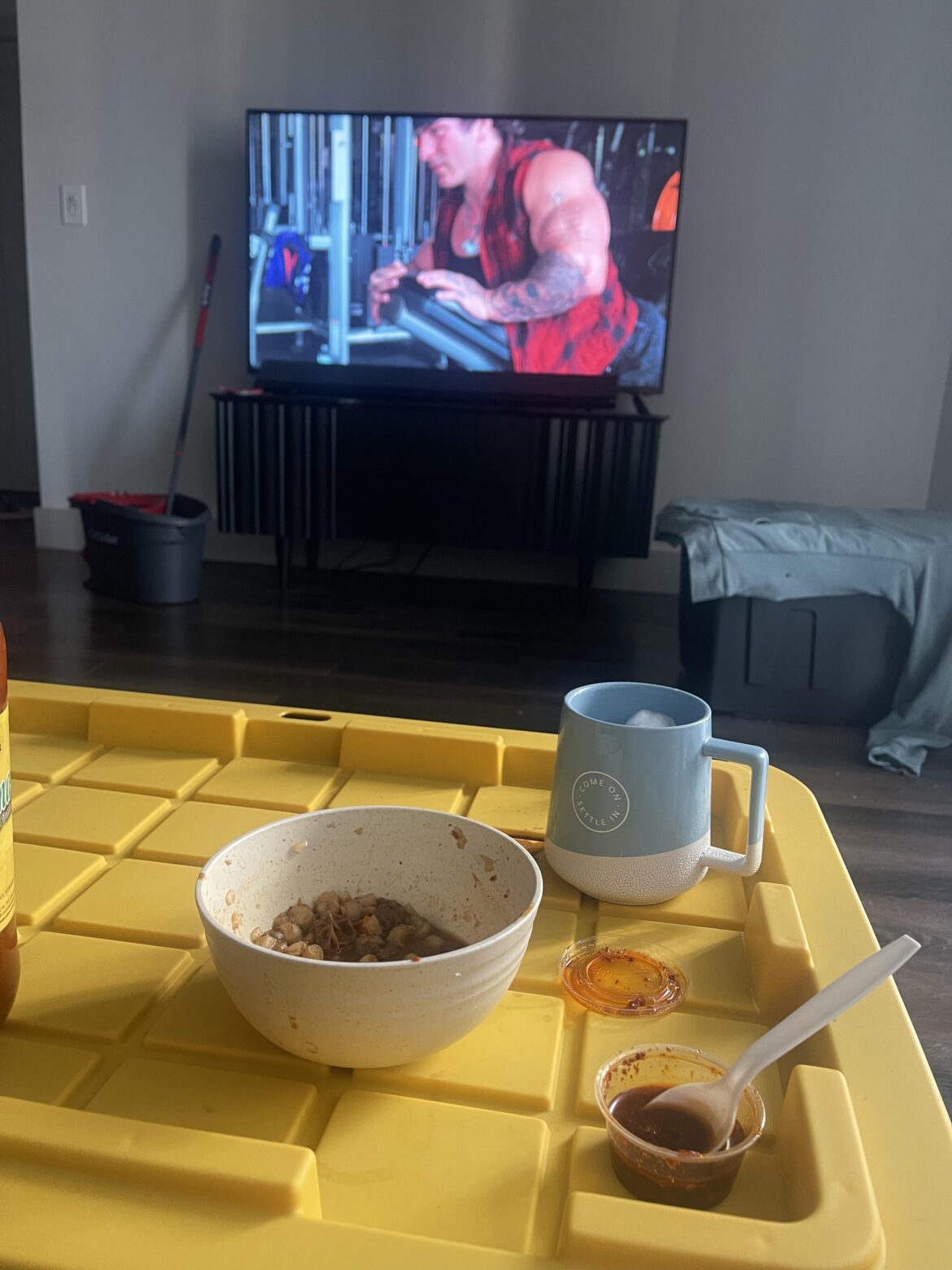Menudo with chili oil 🤌🏻🤌🏻