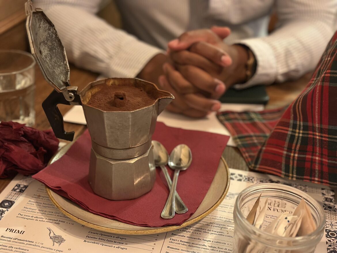 Tiramisu at Rione 13, Trastevere, Rome