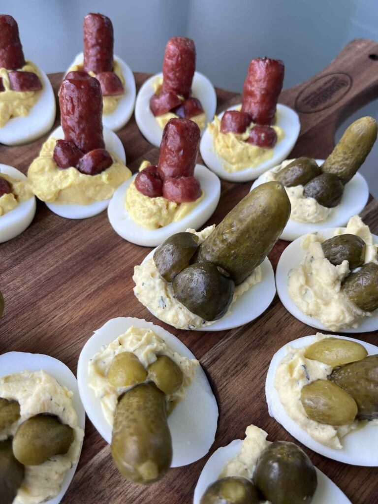 I got invited to a divorce party. So, obviously I'm bringing deviled eggs.