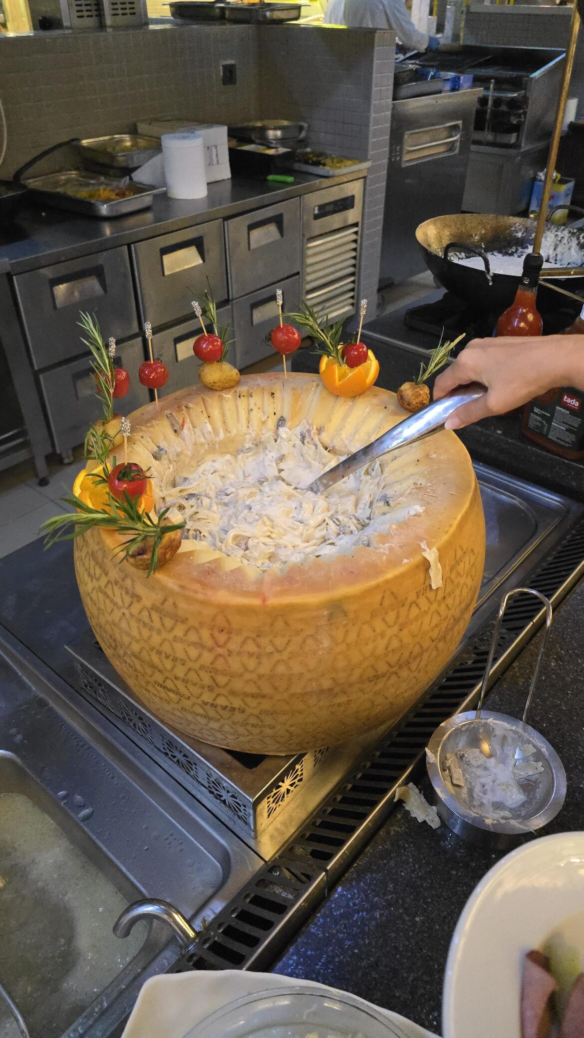 Best way to serve Tagliatelle