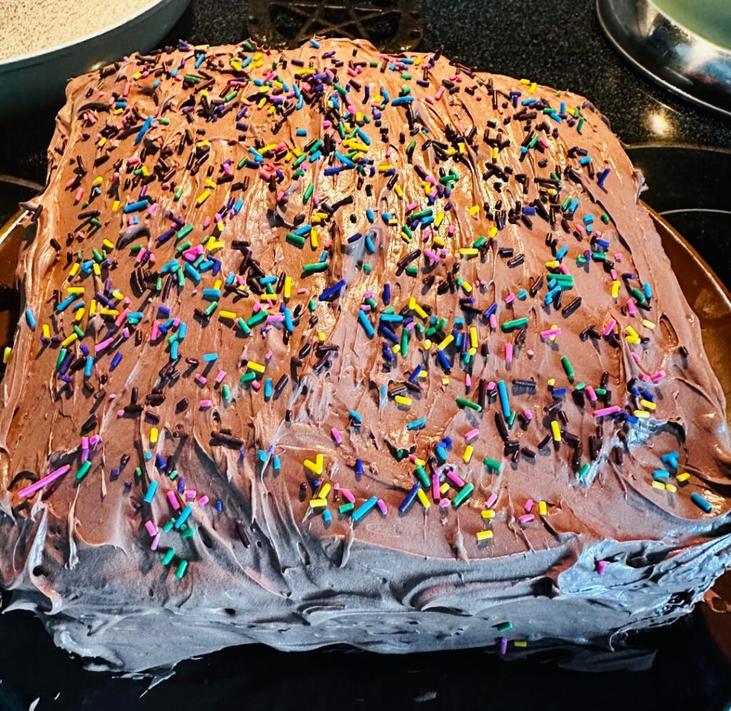 Sometimes when shark week arrives so does the need for chocolate cake.