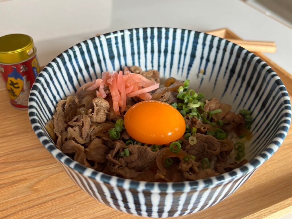 Made a few meals’ worth of gyudon