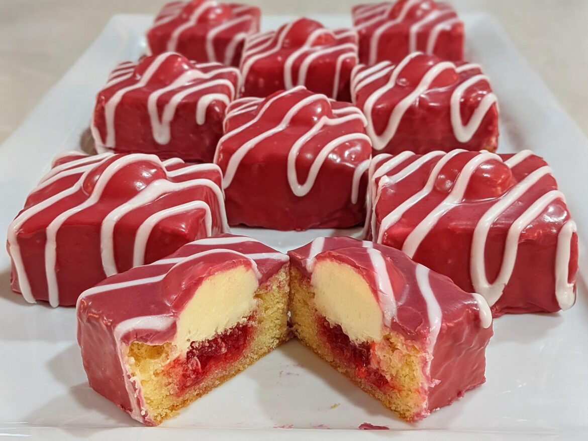 Fondant Fancies form the Great British Bake Off