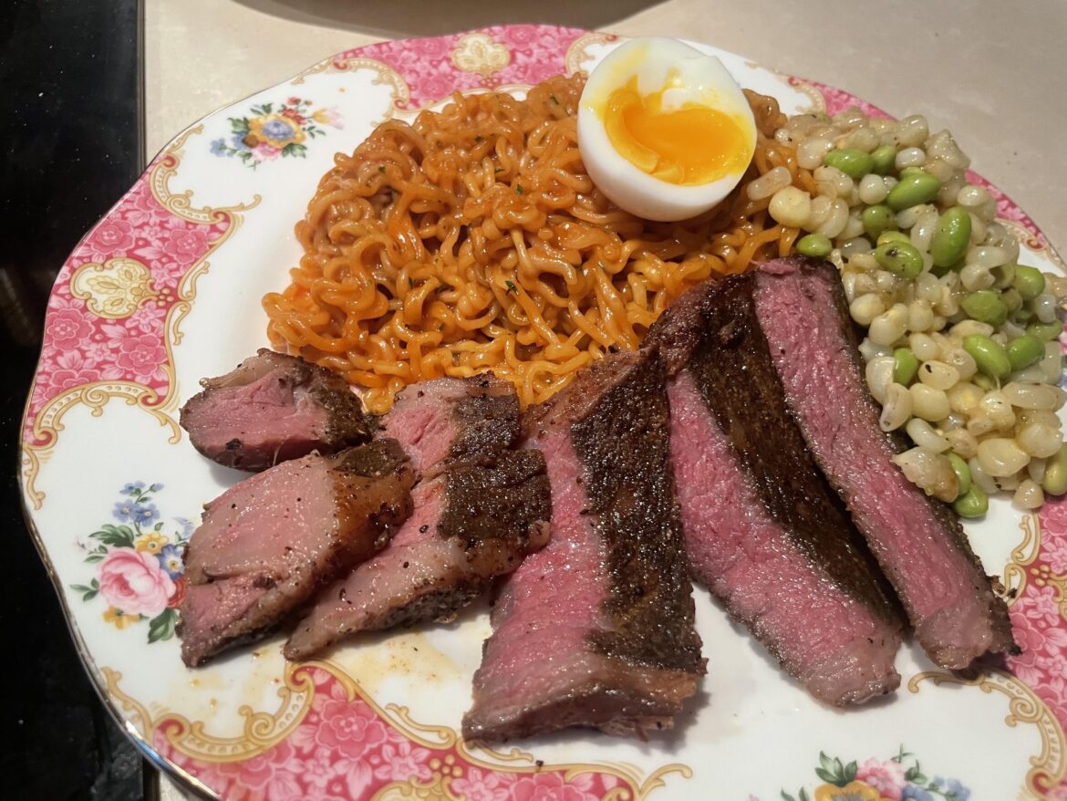 Do you like your steak with ramen?