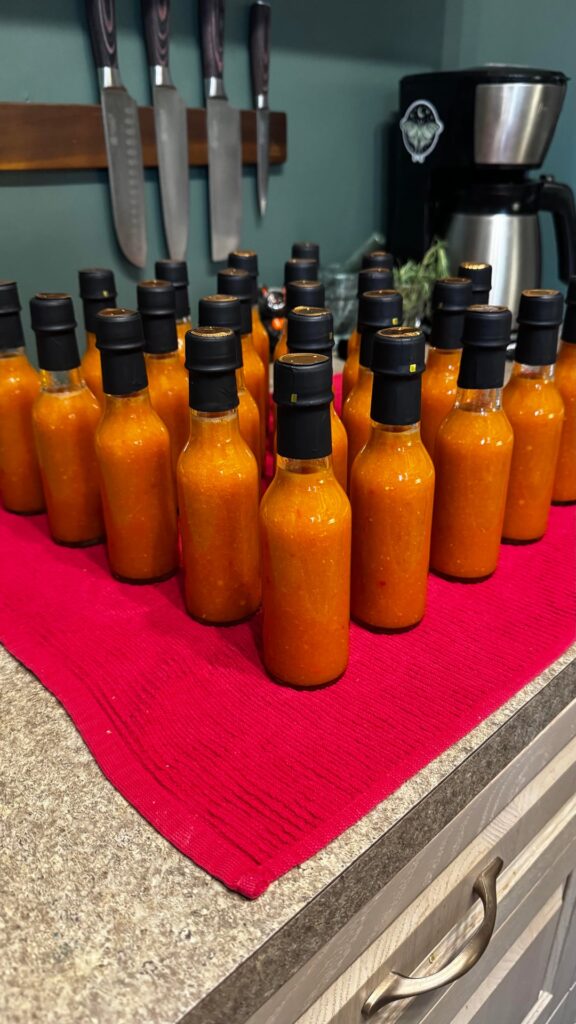 Peach, Rhubarb, Whisky, Ghost, Habanero, and Dracula