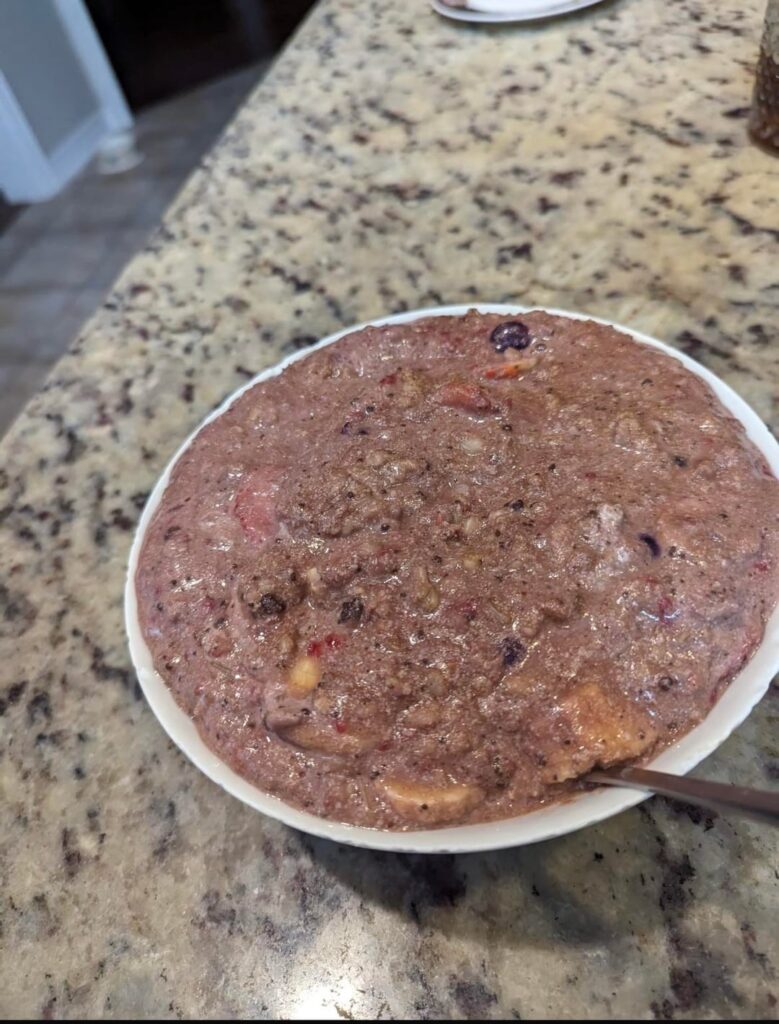 Behold my boyfriend’s Oatmeal Swill.