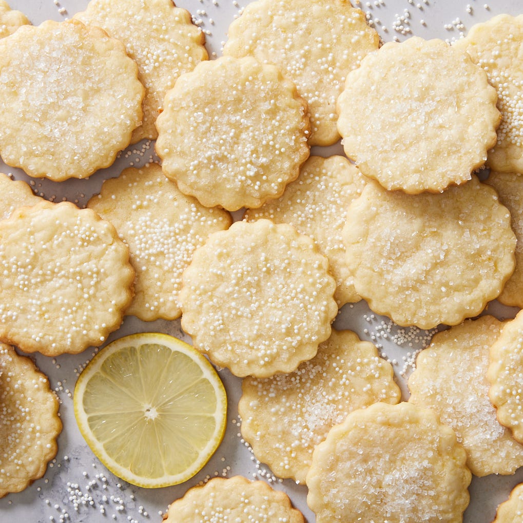 lemon shortbread cookies