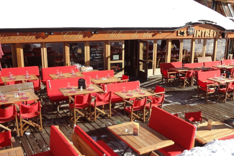 Les Intrets Restaurant, Avoriaz restaurant terrasse