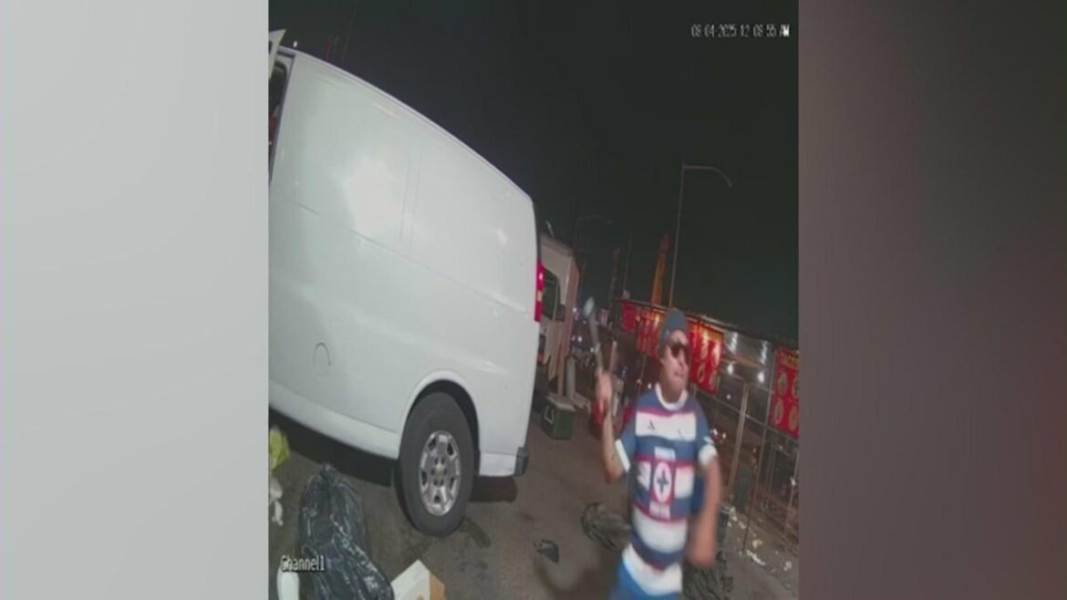 Violent group attack on beloved South L.A. taco truck caught on video