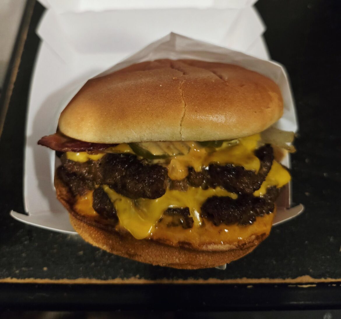 Bacon Double Smashed Jack was the exact burger I needed today