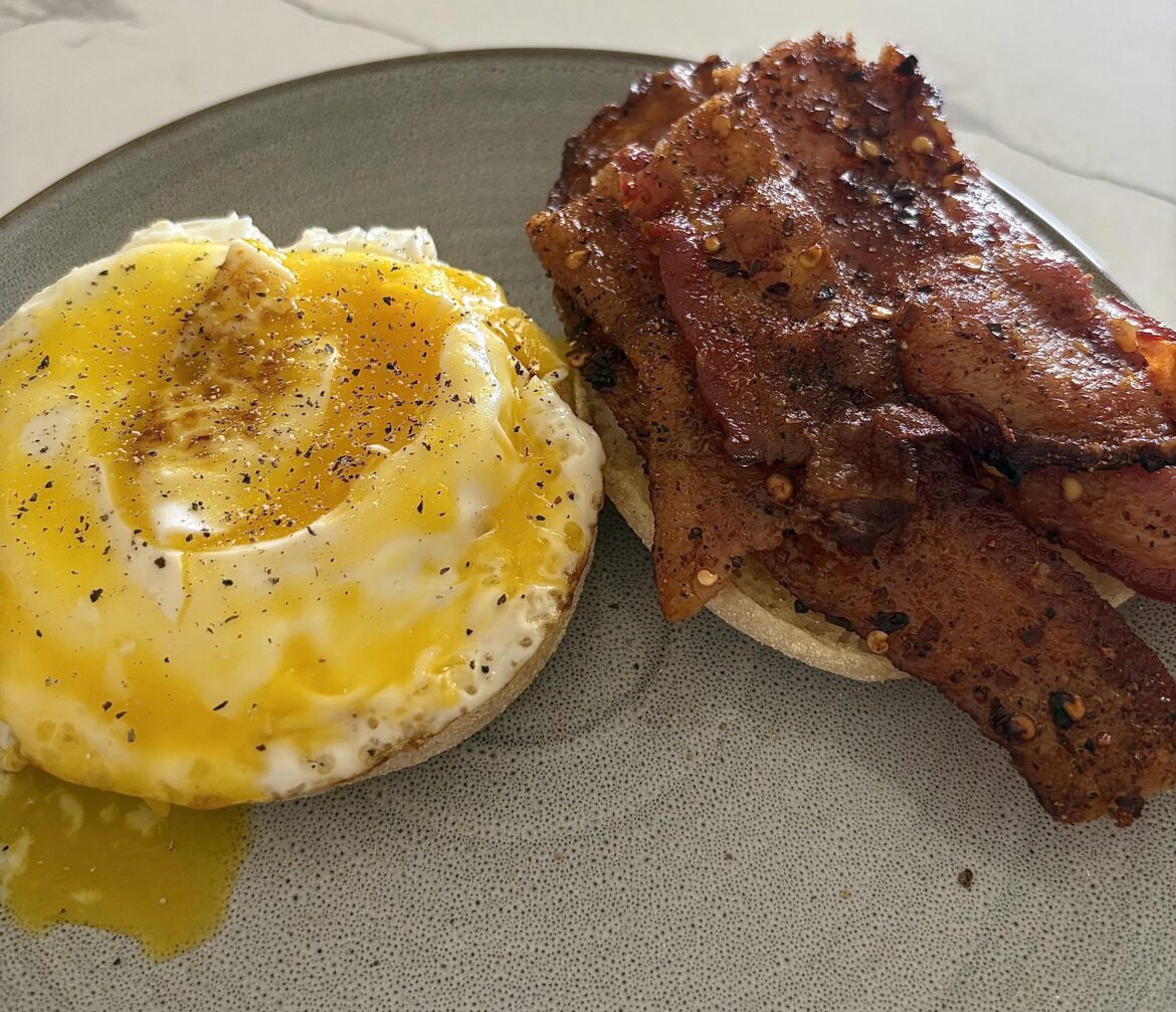 Bacon Egg & Cheese Light on the Bacon