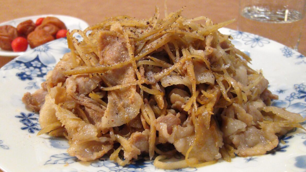 Pork and Burdock Root Stir-Fry