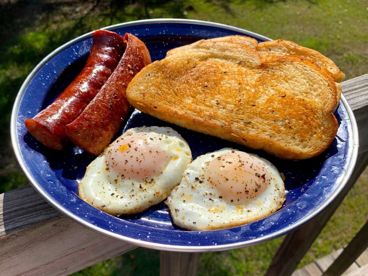 Country Sausage with Eggs and Rye